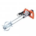 110v 1800w Concrete Mixers Cement Lime Paint Putty Mortar Grout Plaste Dual Paddle For Home Renovation Mixer Tool Stirring Us 