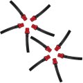 One Way Atv Dirt Bike Fuel Tank Cap Gas Tube Vent 10 Pack Cnc Aluminum Breather Valve For Pw50 Pw80 Tw200 Crf Xr Cr 6 In L X 0 