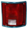 Right Tail Lamp Assembly 11-1282-69 Passenger Side Rear Light For Car Black Waterproof Plastic Red Lens Painted Finish 