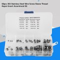 Estink Wire Screw Sleeve Thread Repair Kit 60pcs 304 Stainless Steel Insert Assortment