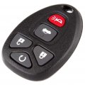 Aintier 4x Key Fob Shell Case For Gmc Acadia Chevy Tahoe Cobalt Malibu Traverse Yukon Pontiac G5 Grand Prix Cadillac Escalade