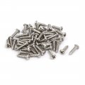 Uxcella M4x16mm 304 Stainless Steel Phillips Round Pan Head Self Tapping Screws 50pcs
