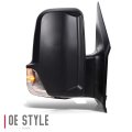 Ch1321381 Factory Style Passenger Right Side Mirror Manual Folding Adjust Turn Signal Blind Spot Detection Compatible With