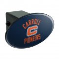 Carroll University Pioneers Logo Oval Tow Hitch Cover Trailer Plug Insert 2