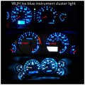 Wljh Bright Ice Blue Instrument Cluster Panel Gauge Speedometer Tachometer Oil Pressure Fuel Temp Clock Indicator Bulb Full Led
