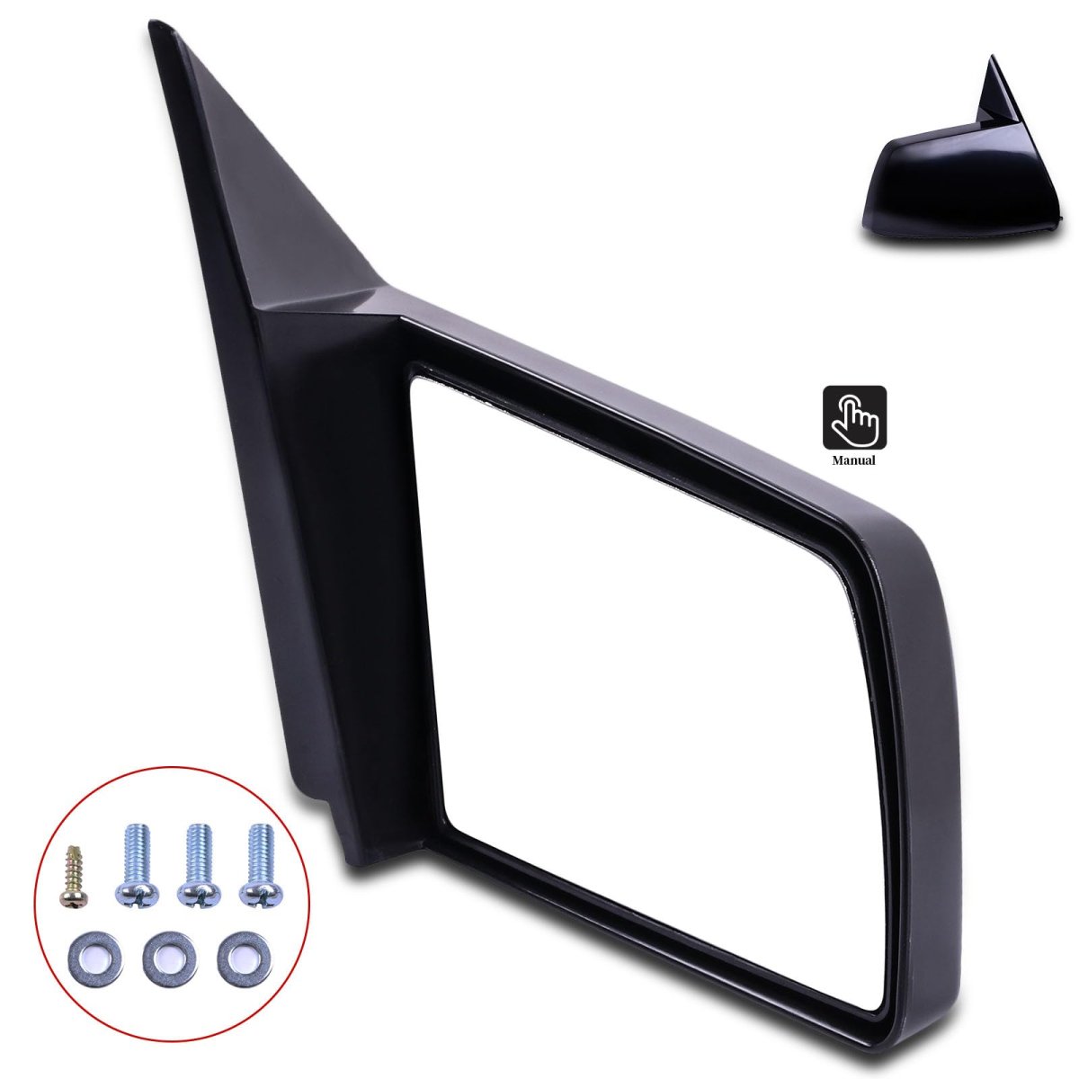 Passenger Side Mirror For 1988 1999 Chevy K Pickup 1992 1994 Blazer Full Size Truck Suburban And Tahoe Gmc C Yukon Jimmy Black