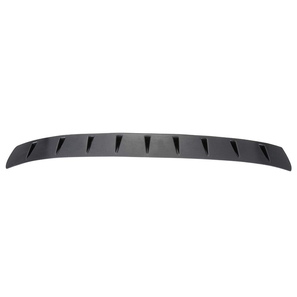 Rear Roof Shark Fin Spoiler Wing For Honda Civic Sedan 2016 2020 Glossy Carbon Look Abs Plastic Aerodynamic Racing Adjustable