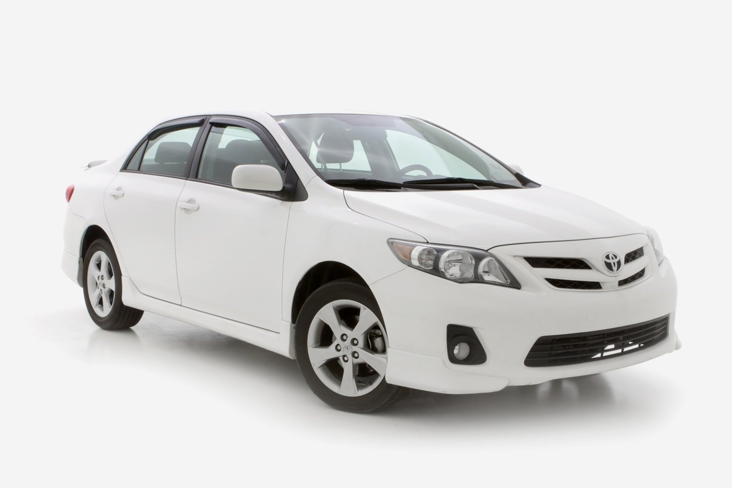 In Channel Rain Guards For 2009 To 2013 Toyota Corolla Smoke Window Vent Visors 4 Piece Set Model 194073