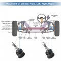 X Autohaux 2pcs Front Left Right Upper Ball Joint No K80604 For Jeep Commander 2006-2010 Grand Cherokee 2005-2010 Suspension