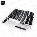 Semt- Complete Fairing Bolts Screws Fasteners Kit Compatible With Cbr 954 Rr 900 929rr Black B074mkftct