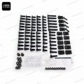 Semt- Complete Fairing Bolts Screws Fasteners Kit Compatible With Cbr 954 Rr 900 929rr Black B074mkftct