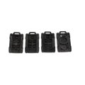 Keyless Remote Case Repair For Chevy Colorado 2015 To 2022 Plastic Rubber Black Shell With Lock Unlock Start Panic Liftgate 