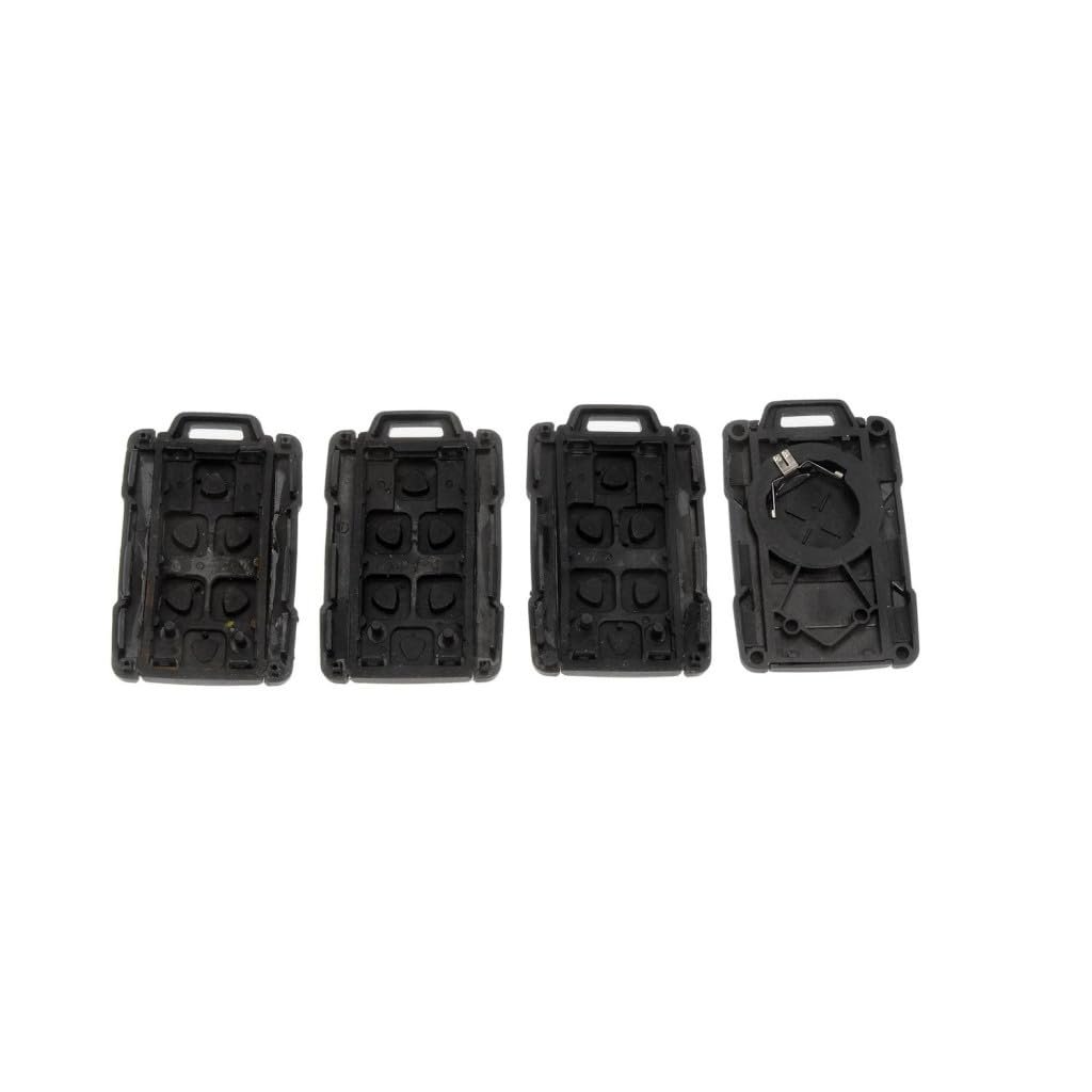 Keyless Remote Case Repair For Chevy Colorado 2015 To 2022 Plastic Rubber Black Shell With Lock Unlock Start Panic Liftgate