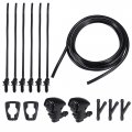 Uxcell 1 Set Windshield Washer Water Nozzle Spray No 15247800 For Chevrolet Malibu Hybrid 2010