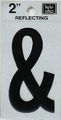 Hy-ko Rv-25 Ampersand 2 Black Reflecting Symbol 