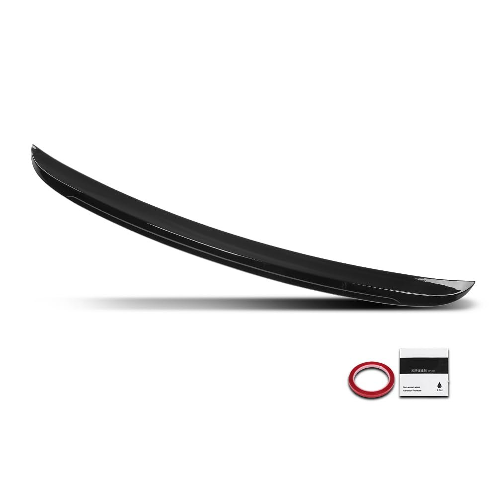 Rear Trunk Spoiler Wing For Bmw 5 Series E60 Sedan 2004 2010 Fits 525i 535i 550i M5 Psm Style Gloss Black 4 Door Saloon Models