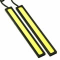18pcs White 12v Led Strip Drl Daytime Running Lights Fog Cob Car Lamp Waterproof