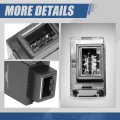 Front Dash Mount Fog Light Lamp Switch With Wiring Harness Compatible Honda Accord Civic Cr-v Fit Hr-v 2013-2022 Matte Black