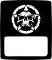 Jeeptails Evil Skull Invasion Star Tail Lamp Light Covers For Jeep Wrangler Jl Non-led Black Set Of 2 