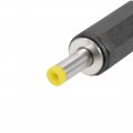 Uxcell 6pcs Dc Male Connector 4 0mm X 1 7mm Power Cable Jack Adapter Black