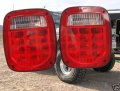 Fits Jeep Cj7 Replacement Tail Lights With Incandescent Backups Super Bright
