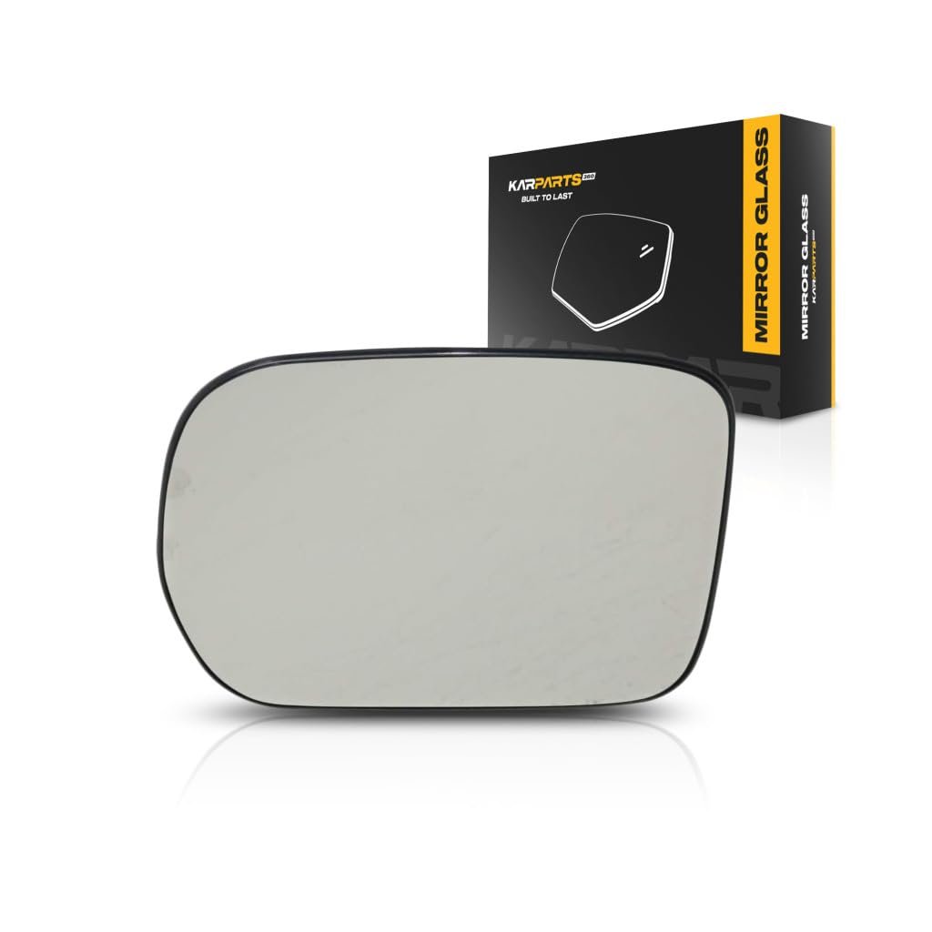 Honda Pilot 2003 2004 2005 2006 2007 2008 Driver Side Mirror Glass Non Heated Flat With Backing Plate Replacement For