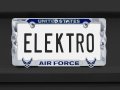 United States Air Force Blue Wings 3d License Plate Frame