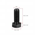Uxcell M10x25mm Hex Head Screw Bolts Fastener Grade 8 Carbon Steel Black 20pcs