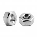 1 4-20 Hex Nuts 50 Pieces 304 Stainless Steel 18-8 Full Thread Drive Bright Finish Silver Polished Fasteners 