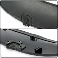 Hecasa Windshield Wiper Cowl Vent Grille Cover Panels Hood Compatible With 1999-2004 Ford Mustang 2pcs Replacement For 3r3z Aaa