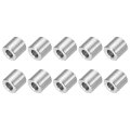 10 Pcs Stainless Steel Spacers 5mm Id X 10mm Od 10mml 304 Bushing Screw Standoff Unthreaded Round Spacer For 3 16 Or M5 Screws 