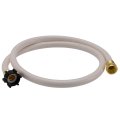 Rv Drinking Water Hose Lead Free Kink Resistant Pvc With Clamps Rp-2375 White 