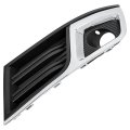 Hecasa Left Fog Light Bezel For 2013-2017 Chevy Chevrolet Traverse Replacement Gm1038148 20988619 Front Bumper Driving Lamps 