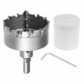 Uxcell 60mm Carbide Hole Cutter Tct Saws For 2mm Stainless Steel Sheet Metal