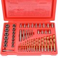 Screw Extractor Drill Bit Set 39 Piece Nut Remover With Multi Spline And Spiral Extractors Left Hand Cobalt Bits 3 8 In Hex 