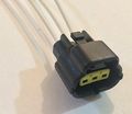 1 X Female Connector Plug 3-way 3 Pin Wire Denso Pigtail Harness 
