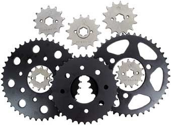 Rear Sprocket 50t Jtr1204 50 428 Pitch Heat Treated Carbon Steel For Motorcycles