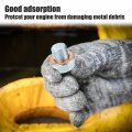 X Autohaux 4 Pcs M14x1 5 Steel Engine Oil Drain Plug Screw With Seal Ring For Opel Astra Corsa Vauxhall Vectra Calibra Silver