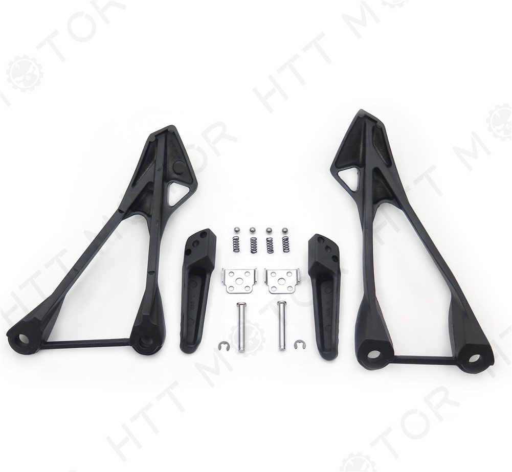 Xkmt Group Motorbike Black Rear Passenger Foot Peg Bracket Fit for