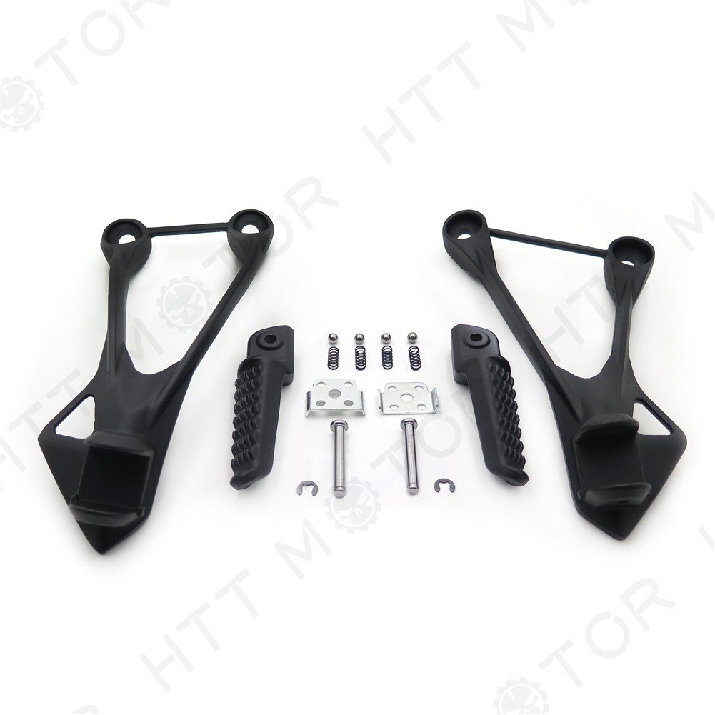 Xkmt Group Motorbike Black Rear Passenger Foot Peg Bracket Fit For