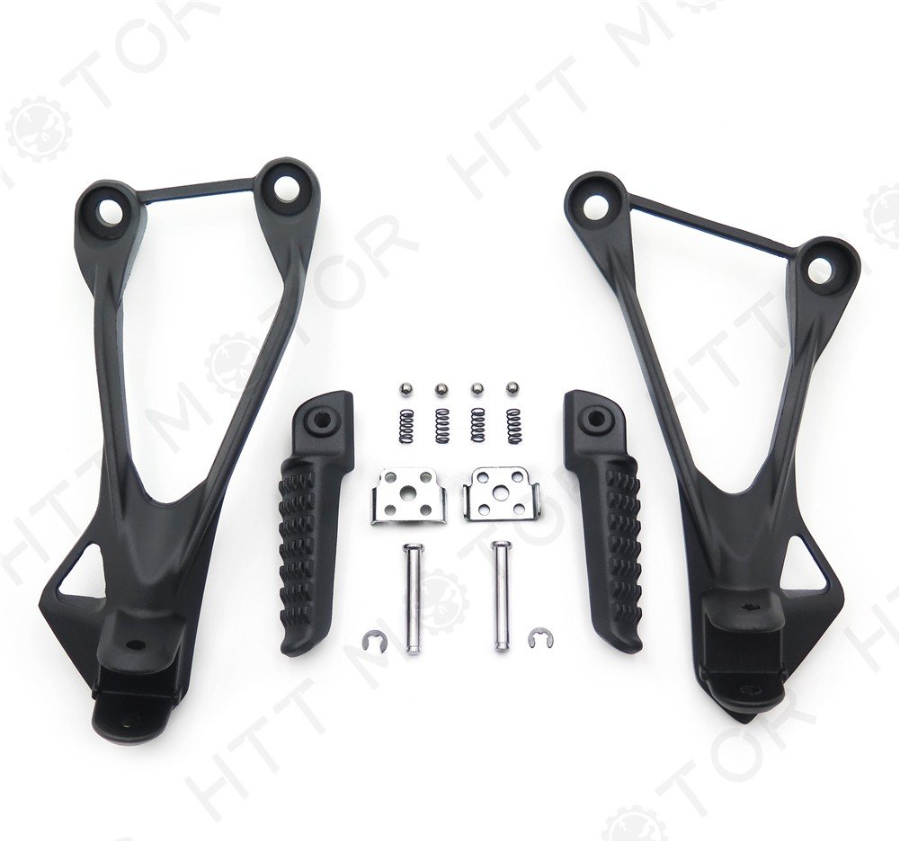 Xkmt Group Motorbike Black Rear Passenger Foot Peg Bracket Fit for