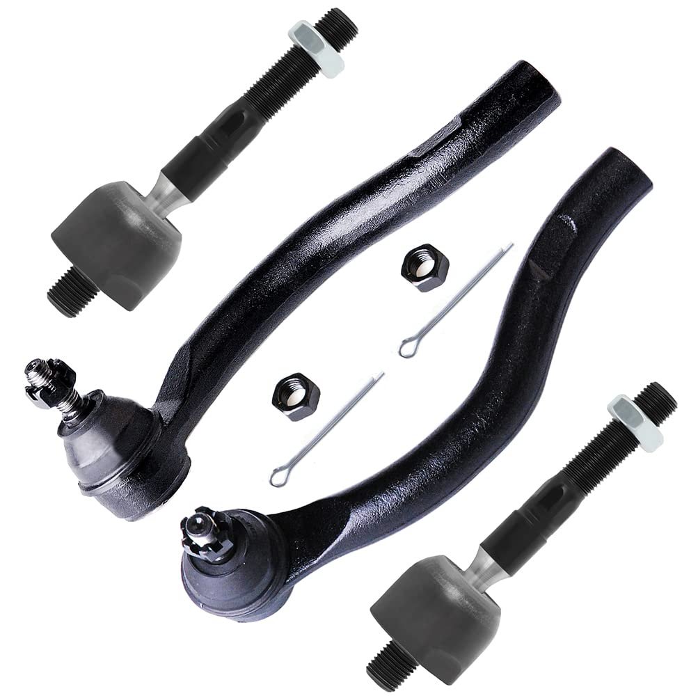 Front Inner And Outer Tie Rod End Kit For Honda Accord 2003 2006 Es80287 Es80288 Ev80209 4 Piece Steering Set