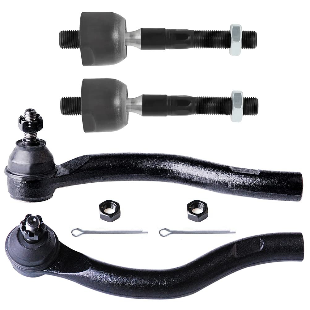 Front Inner And Outer Tie Rod End Kit For Honda Accord 2003 2006 Es80287 Es80288 Ev80209 4 Piece Steering Set