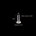 Uxcell M2 X 6mm Plastic Phillips Machine Screws Pc Flat Head Bolts Transparent 25pcs