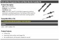 Front And Rear Suspension Strut Shock Absorber Assembly Kit 4 Piece Compatible With 2003-2007 Cadillac Cts Without Automatic