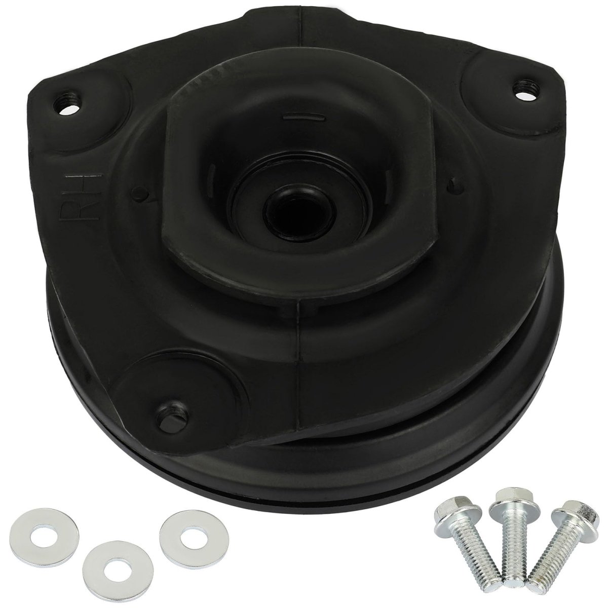 Front Right Side Strut Mount And Bearing For Nissan Juke 2011 To 2017 Leaf 2018 Alloy Steel Powder Coated 54320 1ka0b