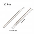 Uxcell 2 35mm Shank 1 5mm Dia Diamond Head Ball Shaped Grinding Mounted Point Bit 20pcs