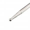 Uxcell 2 35mm Shank 1 5mm Dia Diamond Head Ball Shaped Grinding Mounted Point Bit 20pcs