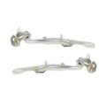 Hood Hinge Pair For Lincoln Navigator 1998 2006 Driver And Passenger Side Steel Replacement Fo1236105 Fo1236106 F65z16797ag 