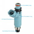 X Autohaux 4pcs 16611-aa521 Car Vehicle Petrol Fuel Injector Nozzle Replacement For Subaru Impreza 205 Wrx 2 0l Turbo 2002-2005